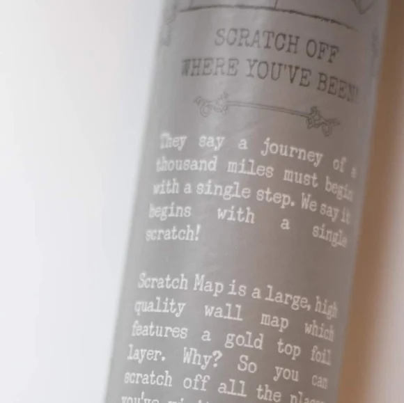 Travel scratch off map - Picture 3 of 4